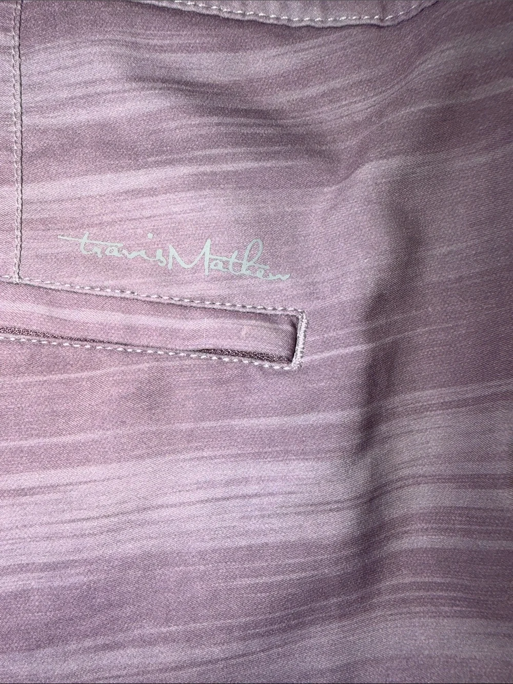 Travis Mathew Lavender Performance Board Shorts